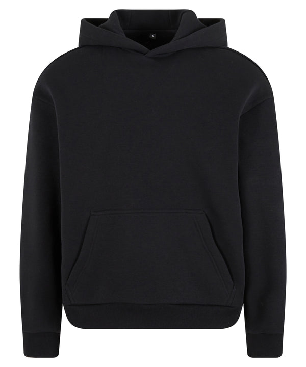 Build Your Brand Fluffy Hoodie - Black*