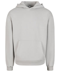 Build Your Brand Fluffy Hoodie - Light Asphalt*