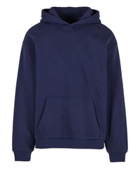 Build Your Brand Fluffy Hoodie - Navy*