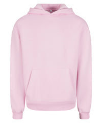 Build Your Brand Fluffy Hoodie - Soft Pink*