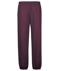 Build Your Brand Fluffy Sweatpants - Plum Purple*