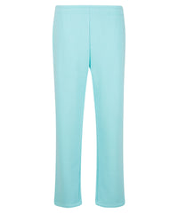 Build Your Brand Fluffy Trackpants - Beryl Blue