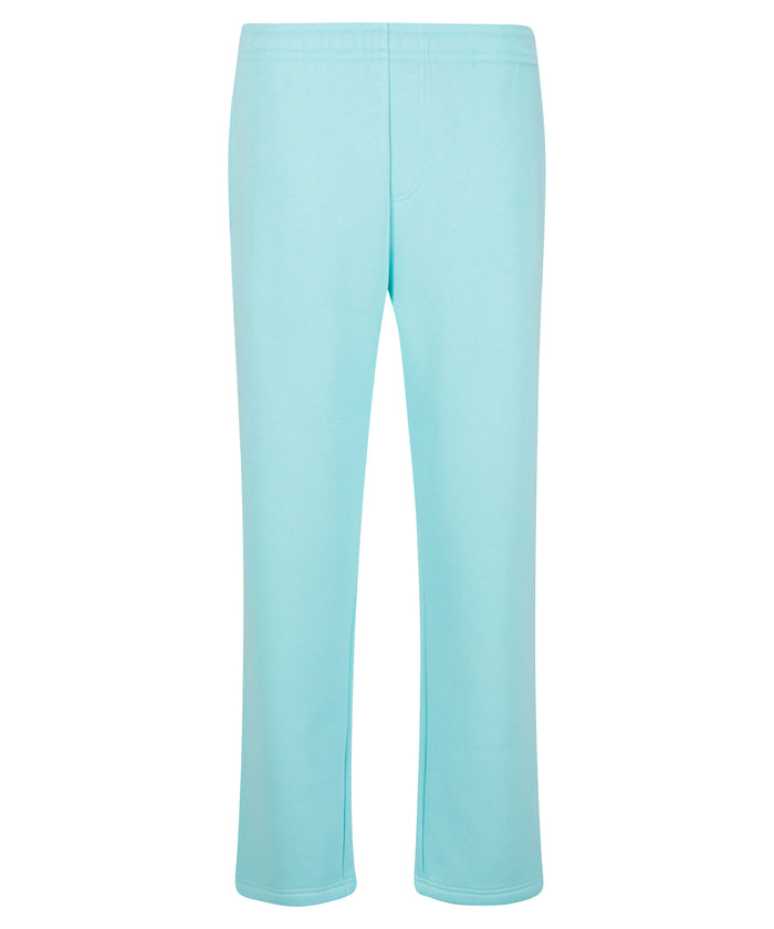 Build Your Brand Fluffy Trackpants - Beryl Blue