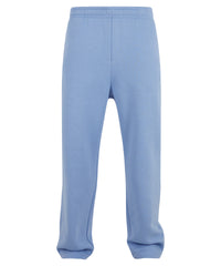Build Your Brand Fluffy Trackpants - Powder Blue