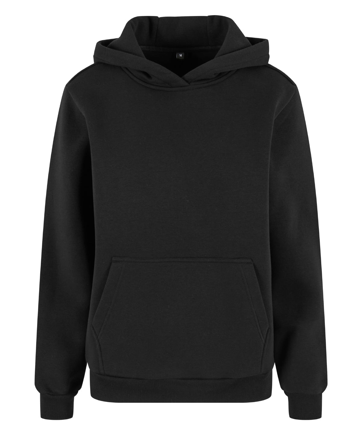 Build Your Brand Women’s Fluffy Hoodie - Black
