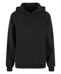 Build Your Brand Women’s Fluffy Hoodie - Black
