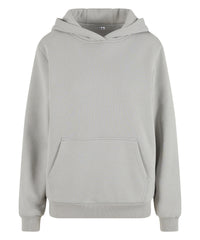 Build Your Brand Women’s Fluffy Hoodie - Light Asphalt