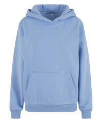Build Your Brand Women’s Fluffy Hoodie - Powder Blue