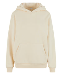 Build Your Brand Women’s Fluffy Hoodie - White Sand