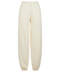 Build Your Brand Women’s Fluffy Sweatpants - White Sand