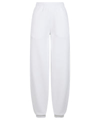Build Your Brand Women’s Fluffy Sweatpants - White