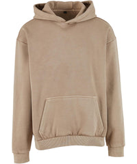 Build Your Brand Vintage Heavy Hoodie - Chalk Dust