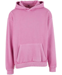 Build Your Brand Vintage Heavy Hoodie - Cool Pink