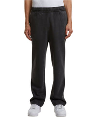 Build Your Brand Vintage Heavy Trackpants - Black