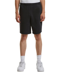 Build Your Brand Vintage Heavy Sweatshorts - Black