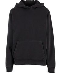 Build Your Brand Women’s Vintage Heavy Hoodie - Black