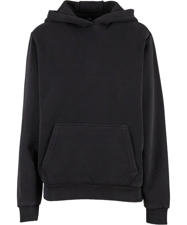 Build Your Brand Women’s Vintage Heavy Hoodie - Black