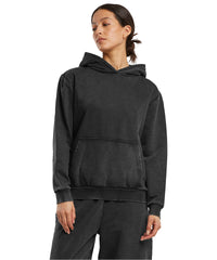 Build Your Brand Women’s Vintage Heavy Hoodie - Black