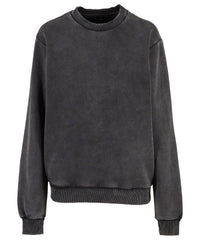 Build Your Brand Women’s Vintage Heavy Crew Neck - Magnet