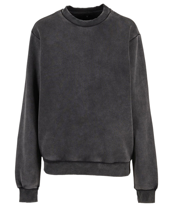 Build Your Brand Women’s Vintage Heavy Crew Neck - Magnet