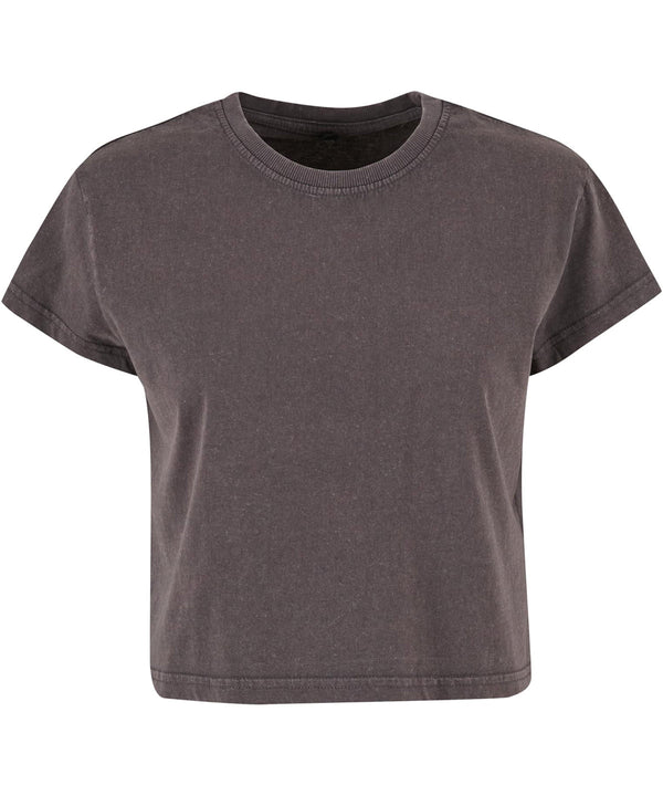 Build Your Brand Women’s Vintage Cropped Tee - Magnet