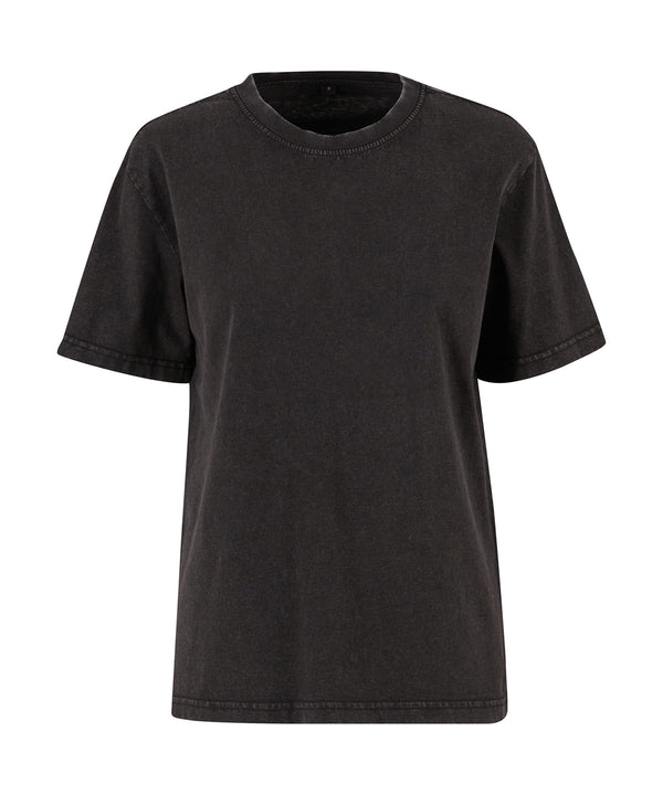 Build Your Brand Women’s Vintage Everyday Tee - Black