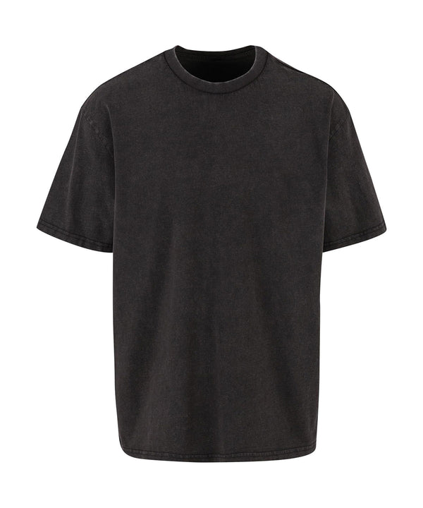 Build Your Brand Vintage Heavy Loose Tee - Black