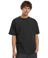 Build Your Brand Vintage Heavy Loose Tee - Black