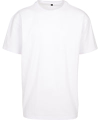 Build Your Brand Cotton Loose Tee - White