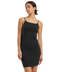 Build Your Brand Women’s Stretch Jersey Slim Dress - Black
