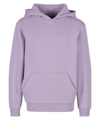 Build Your Brand Kids Fluffy Hoodie - Lilac