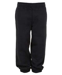 Build Your Brand Kids Fluffy Sweatpants - Black