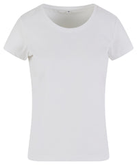 Build Your Brand Women’s Sorona Regular Tee - White
