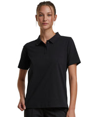 Build Your Brand Women’s Sorona Polo Tee - Black