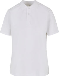 Build Your Brand Women’s Sorona Polo Tee - White