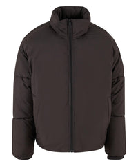Build Your Brand Women’s Loose Puffer Jacket - Black