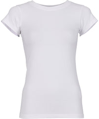 Build Your Brand Women’s Stretch Tee - Black