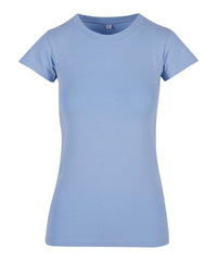 Build Your Brand Women’s Stretch Tee - Powder Blue