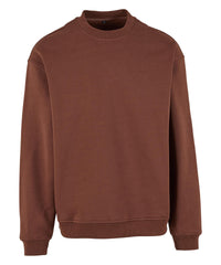 Build Your Brand Loose-fit Sweatshirt - Chocolate Brown