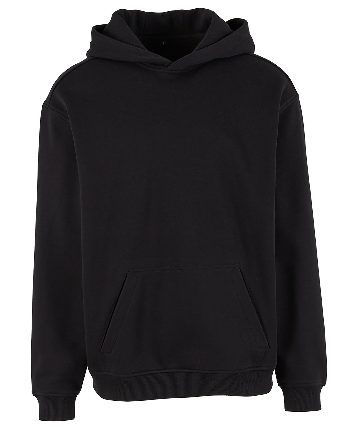 Build Your Brand Loose-fit Hoodie - Black