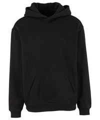 Build Your Brand Loose-fit Hoodie - Black