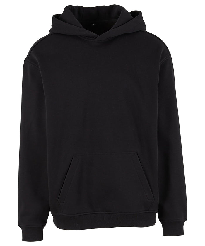 Build Your Brand Loose-fit Hoodie - Black