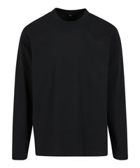 Build Your Brand Sorona Loose Long Sleeve - Black