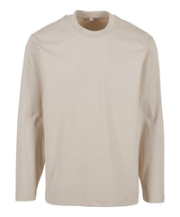 Build Your Brand Sorona Loose Long Sleeve - Cloud