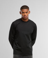 Build Your Brand Sorona Loose Long Sleeve - Black