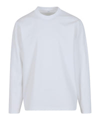 Build Your Brand Sorona Loose Long Sleeve - White
