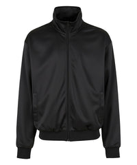 Build Your Brand Tricot Track Jacket - Black