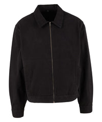 Build Your Brand Basic Workwear Jacket - Black