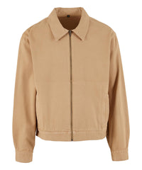 Build Your Brand Basic Workwear Jacket - Union Beige