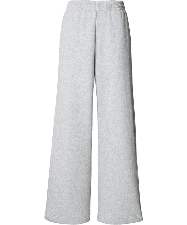 Build Your Brand Women’s Wide-leg Sweatpants - Heather Grey